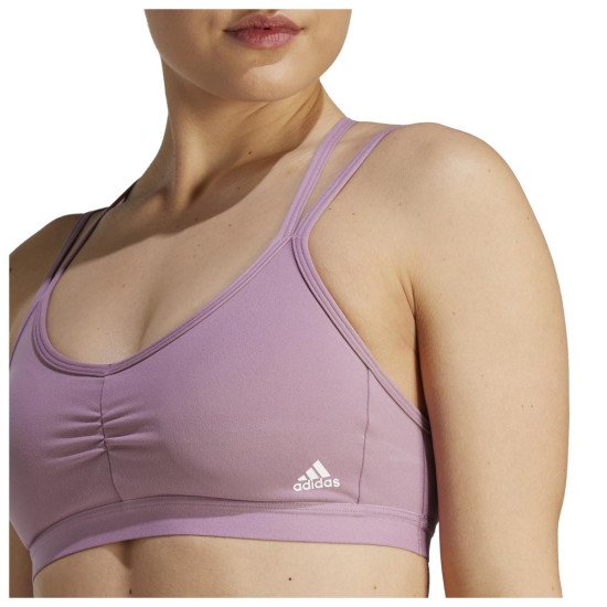 Adidas Γυναικείο μπουστάκι Yoga Essentials Light-Support Bra Adidas Γυναικείο μπουστάκι Yoga Essentials Light-Support Bra